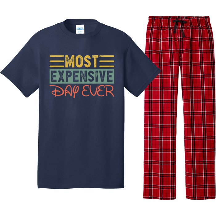 Most Expensive Day Ever Vacation Travel Funny Saying Pajama Set