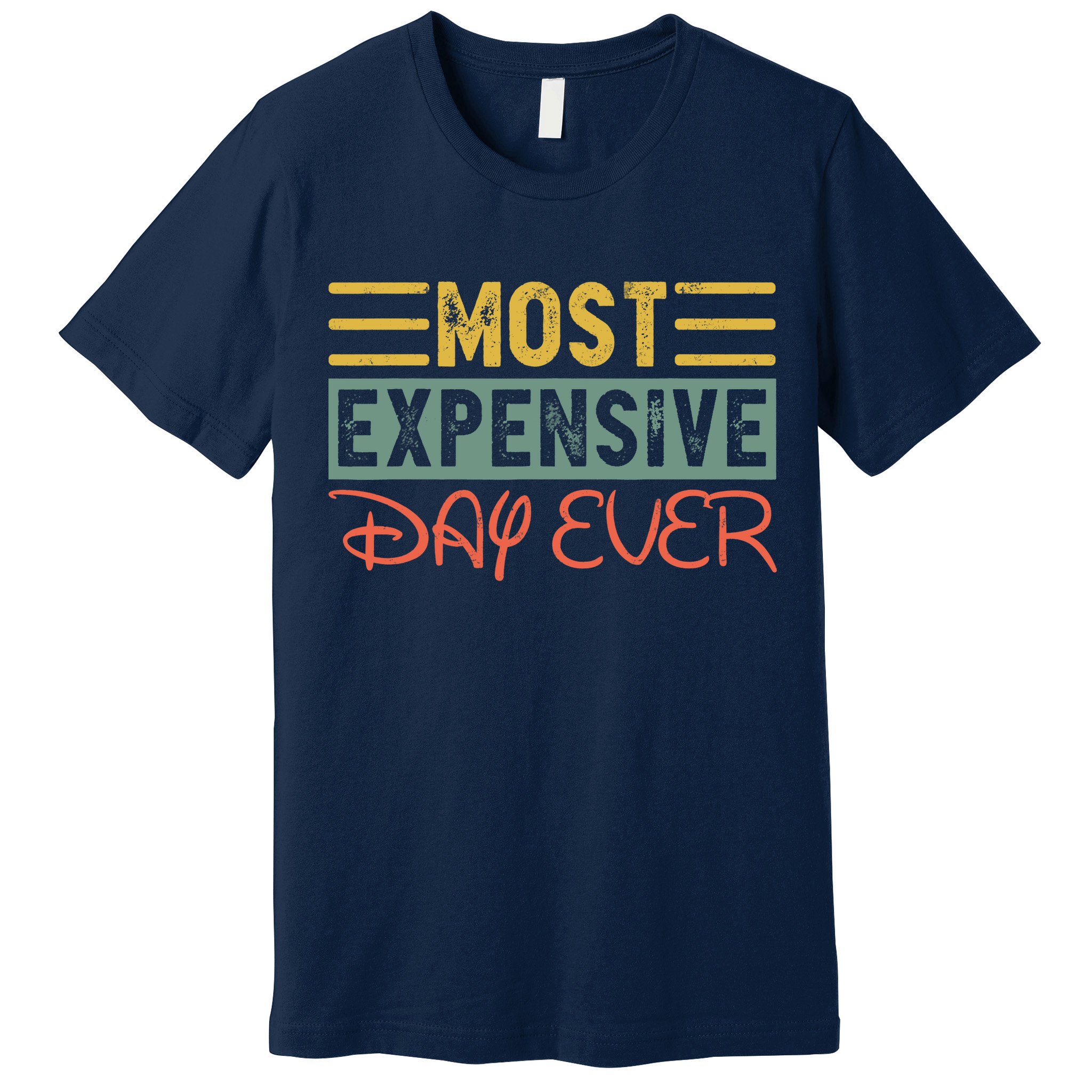 Most Expensive Day Ever Vacation Travel Funny Saying Premium T-Shirt
