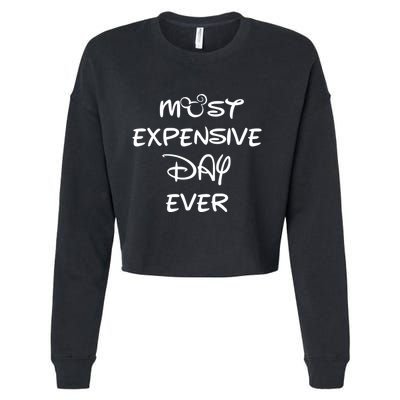 Most Expensive Day Ever Cropped Pullover Crew