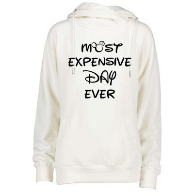 Most Expensive Day Ever Womens Funnel Neck Pullover Hood