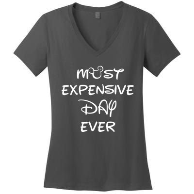 Most Expensive Day Ever Women's V-Neck T-Shirt