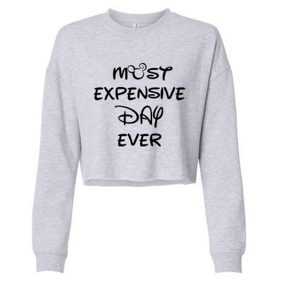 Most Expensive Day Ever Cropped Pullover Crew