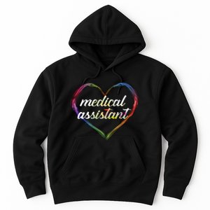 Medical Assistant Colorful Heart Hoodie