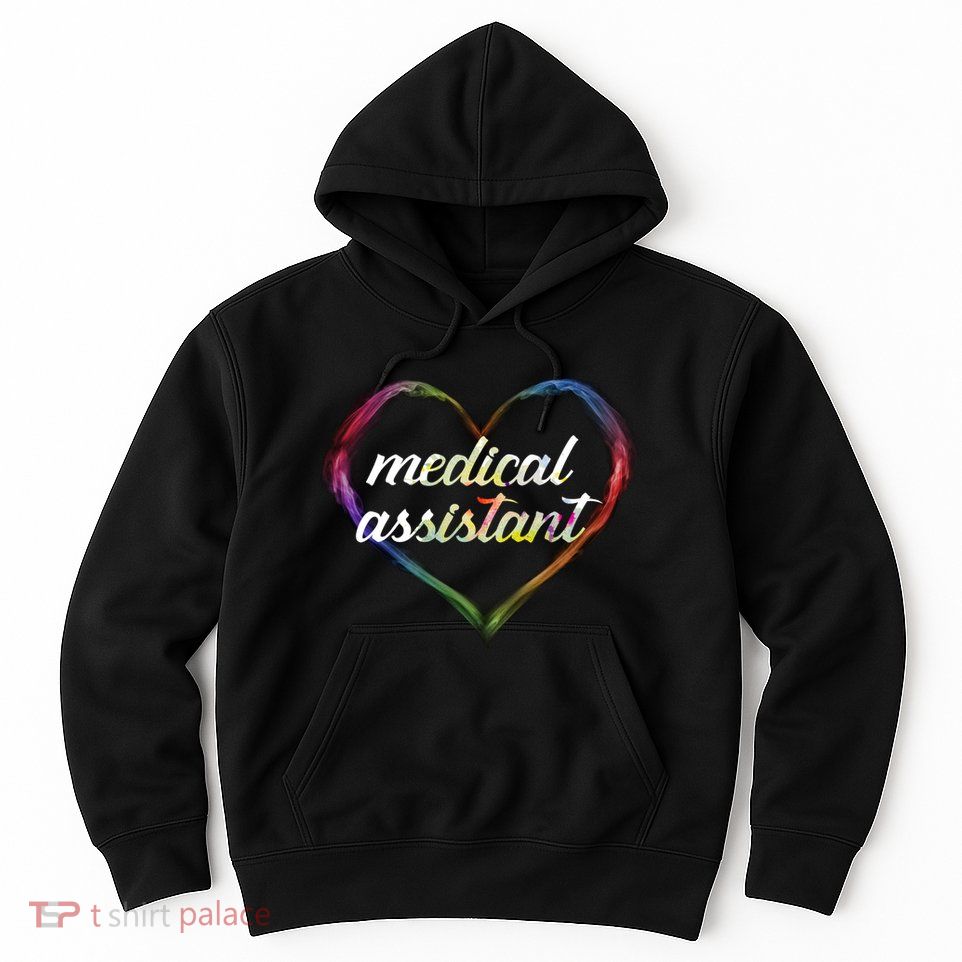 Medical Assistant Colorful Heart Hoodie