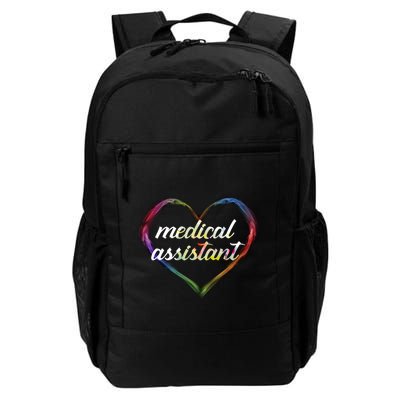 Medical Assistant Colorful Heart Backpack