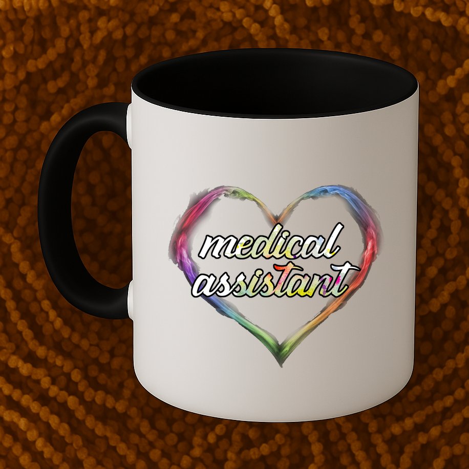 Medical Assistant Colorful Heart Mug