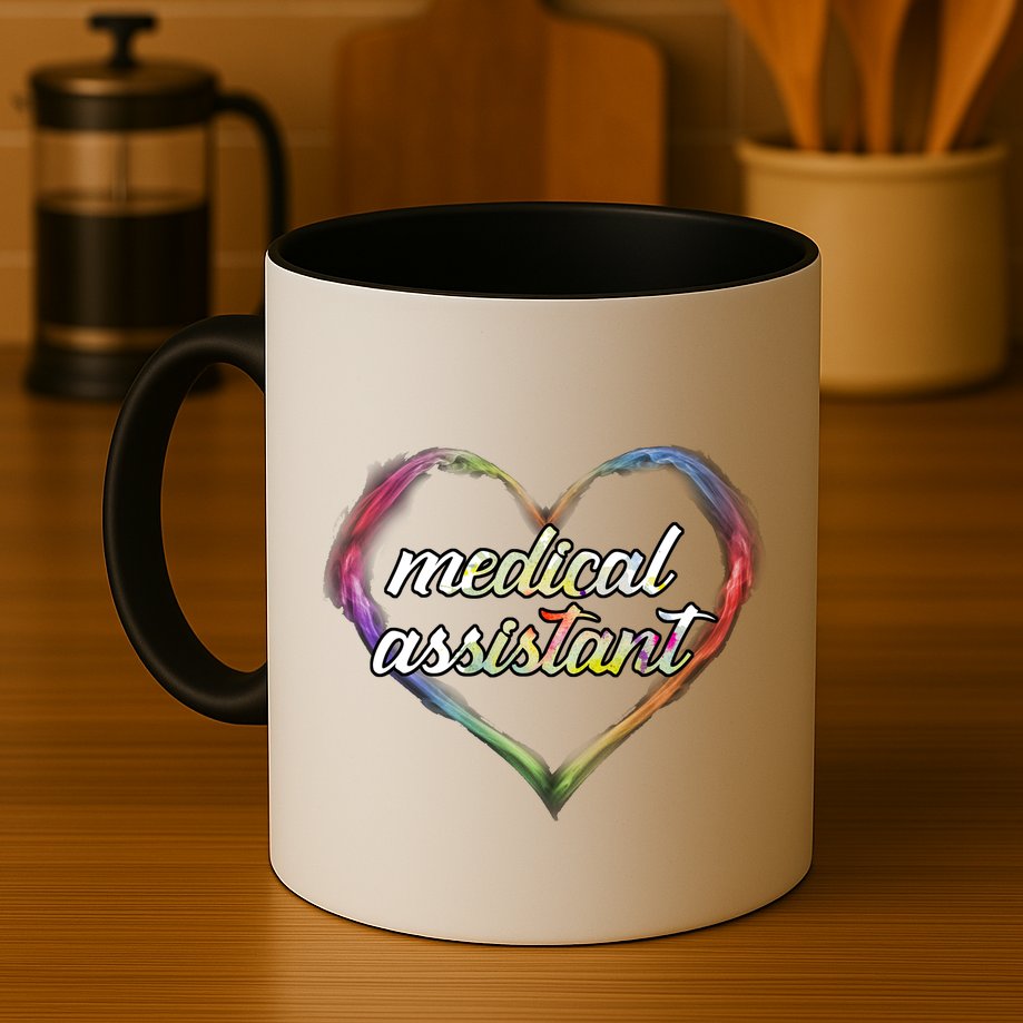 Medical Assistant Colorful Heart Mug