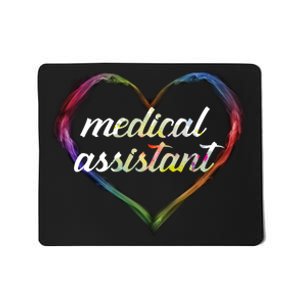 Medical Assistant Colorful Heart Mousepad