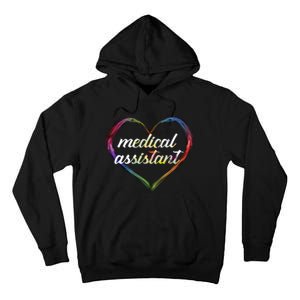 Medical Assistant Colorful Heart Tall Hoodie