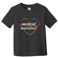 Medical Assistant Colorful Heart Toddler T-Shirt