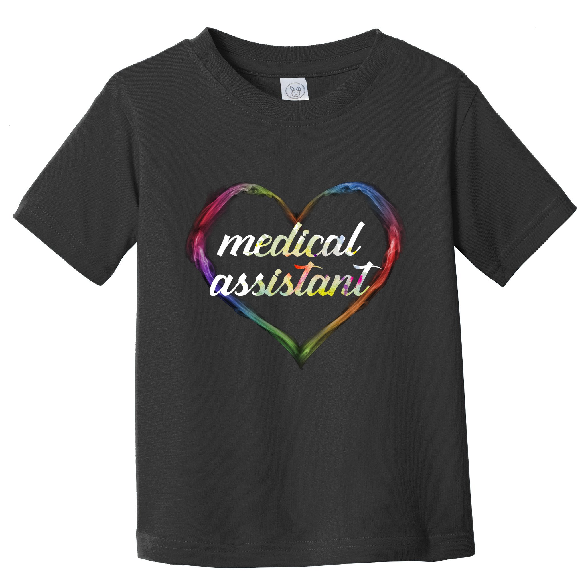 Medical Assistant Colorful Heart Toddler T-Shirt