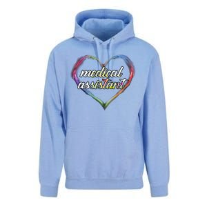 Medical Assistant Colorful Heart Unisex Surf Hoodie