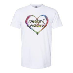 Medical Assistant Colorful Heart Softstyle® CVC T-Shirt