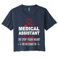 Medical Assistant Cute Enough To Stop Your Heart Crop Top