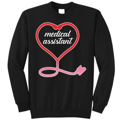 Medical Assistant Stethoscope Heart Sweatshirt