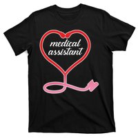 Medical Assistant Stethoscope Heart T-Shirt