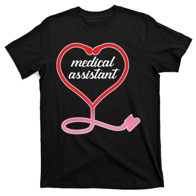 Medical Assistant Stethoscope Heart T-Shirt