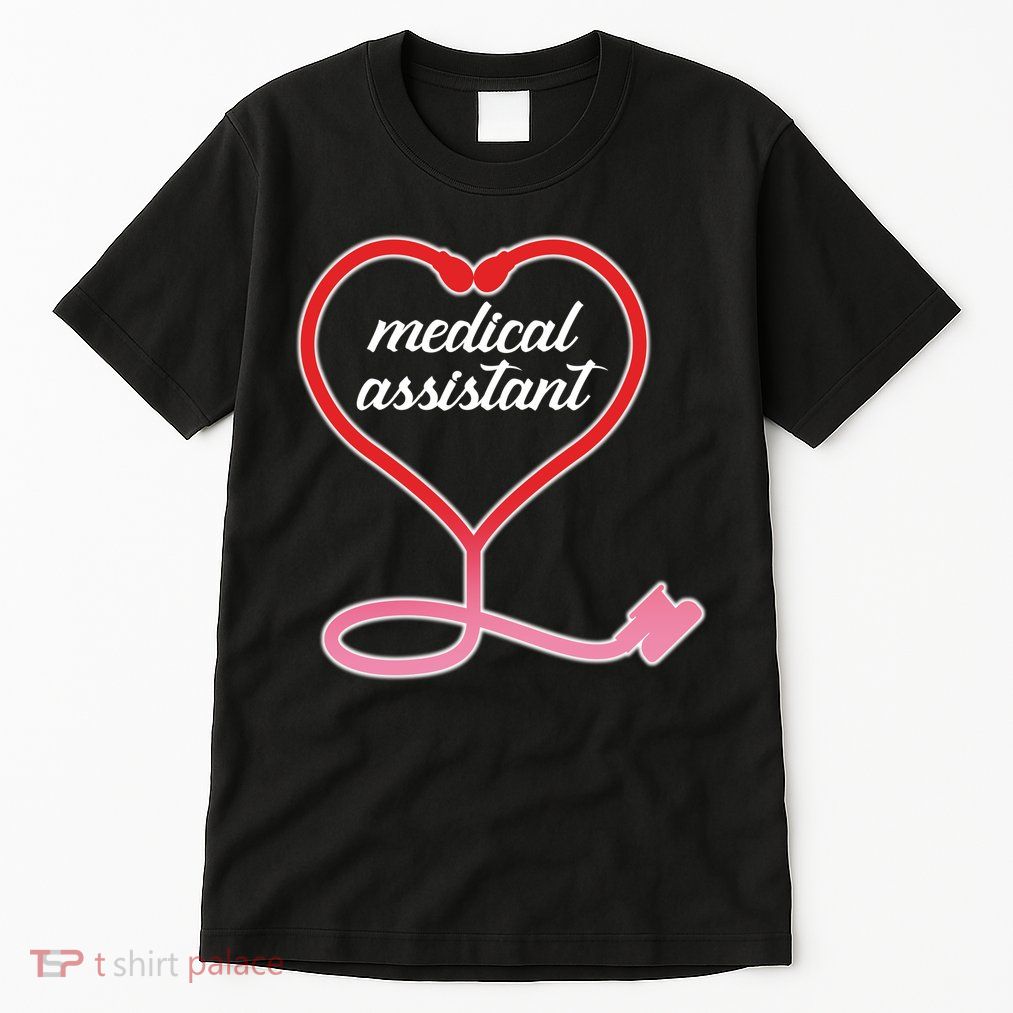 Medical Assistant Stethoscope Heart Tall T-Shirt