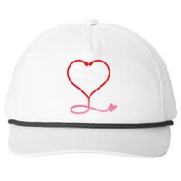 Medical Assistant Stethoscope Heart Snapback Five-Panel Rope Hat