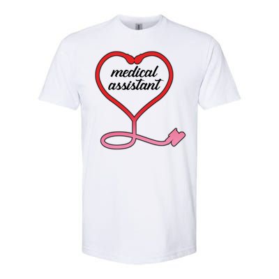 Medical Assistant Stethoscope Heart Softstyle CVC T-Shirt