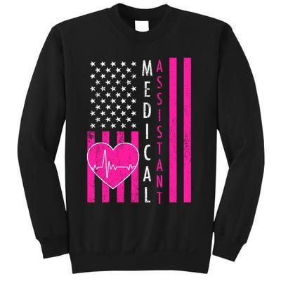 Medical Assistant USA Flag Sweatshirt