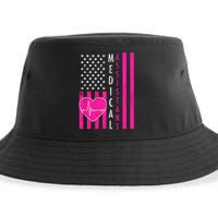 Medical Assistant USA Flag Sustainable Bucket Hat