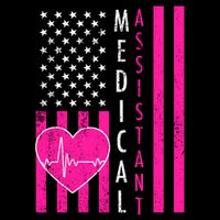 Medical Assistant USA Flag Sustainable Bucket Hat