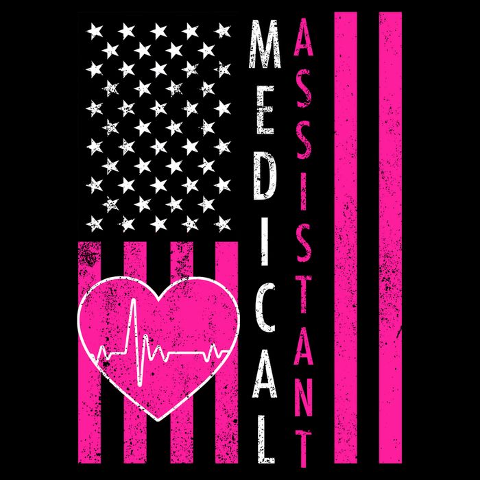 Medical Assistant USA Flag Sustainable Bucket Hat