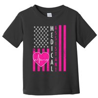 Medical Assistant USA Flag Toddler T-Shirt