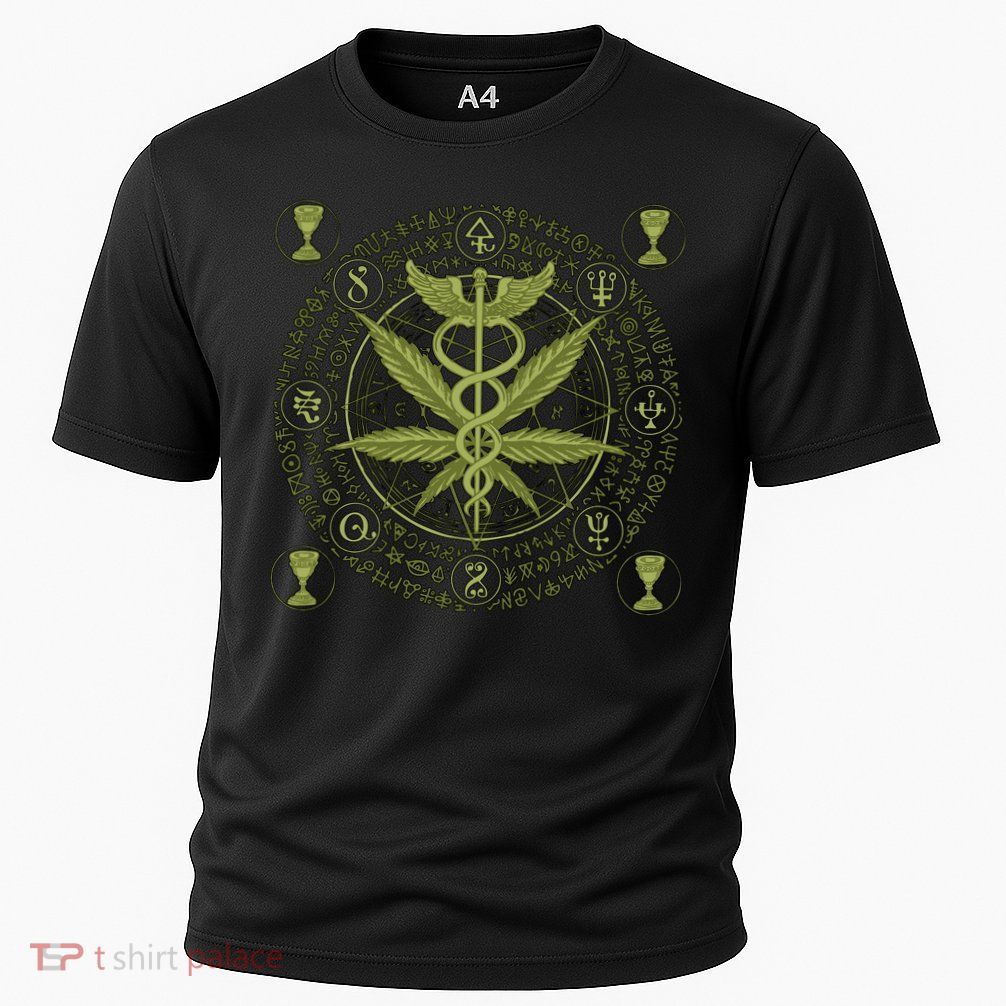 Medical Marijuana Alchemy Circle Performance Shirt