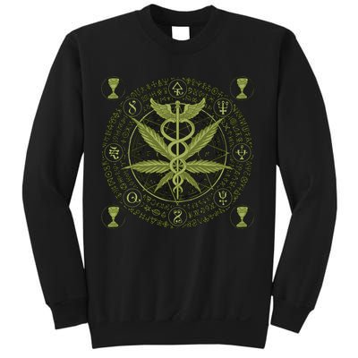 Medical Marijuana Alchemy Circle Sweatshirt