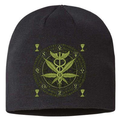 Medical Marijuana Alchemy Circle Sustainable Beanie