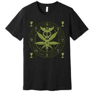 Medical Marijuana Alchemy Circle Premium T-Shirt