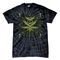 Medical Marijuana Alchemy Circle Tie-Dye T-Shirt