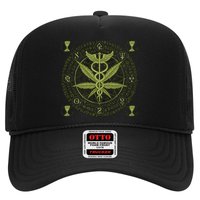 Medical Marijuana Alchemy Circle Trucker Hat