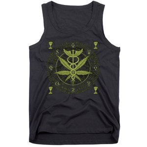 Medical Marijuana Alchemy Circle Tank Top