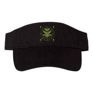 Medical Marijuana Alchemy Circle Valucap Bio-Washed Visor