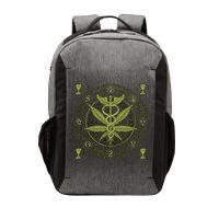 Medical Marijuana Alchemy Circle Vector Backpack
