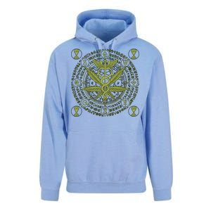 Medical Marijuana Alchemy Circle Unisex Surf Hoodie