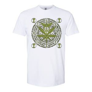 Medical Marijuana Alchemy Circle Softstyle CVC T-Shirt