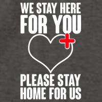 Medical Workers We Stay Here For You Vector Backpack