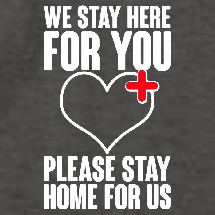 Medical Workers We Stay Here For You Vector Backpack