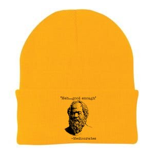 Mediocrates Meh Good Enough Knit Cap Winter Beanie