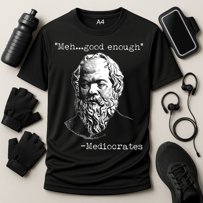 Mediocrates Meh Good Enough Cooling Performance Crew T-Shirt