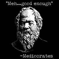Mediocrates Meh Good Enough Magnet