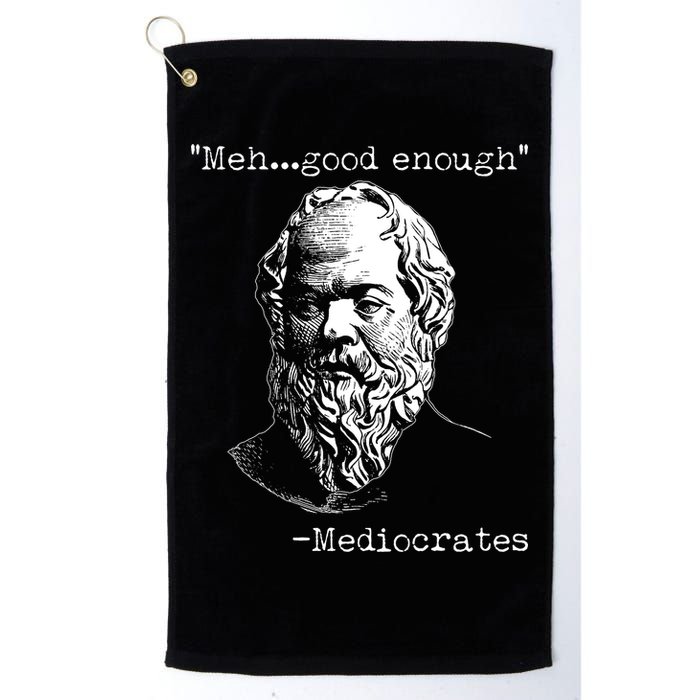Mediocrates Meh Good Enough Golf Towel