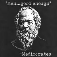 Mediocrates Meh Good Enough Golf Towel