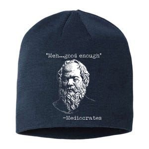 Mediocrates Meh Good Enough Sustainable Beanie