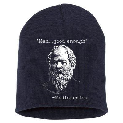 Mediocrates Meh Good Enough Short Acrylic Beanie