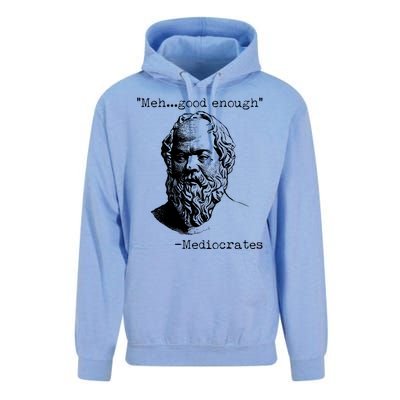 Mediocrates Meh Good Enough Unisex Surf Hoodie